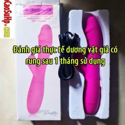 Đánh giá thực tế dương vật giả có rung sau 1 tháng sử dụng