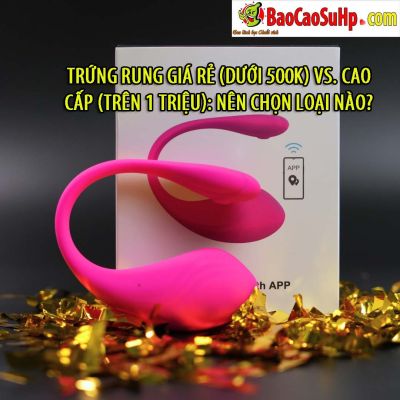 Trứng Rung Giá Rẻ (Dưới 500k) vs. Cao Cấp (Trên 1 Triệu): Nên Chọn Loại Nào?