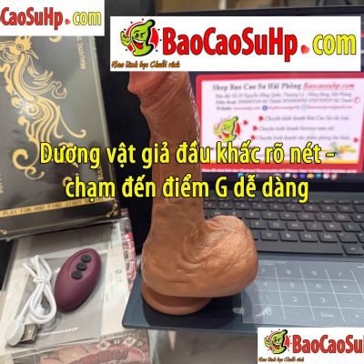 Dương vật giả đầu khấc rõ nét - chạm đến điểm G dễ dàng