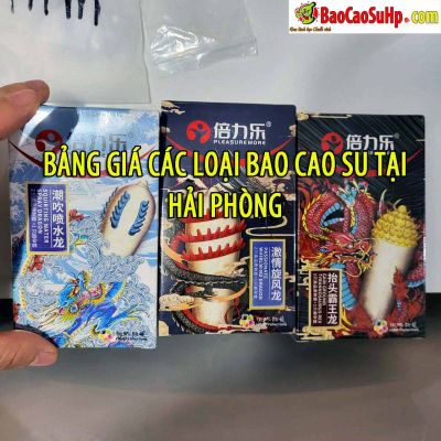 Bảng giá các loại bao cao su tại Hải Phòng