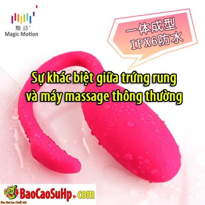 Sự khác biệt giữa trứng rung và máy massage thông thường
