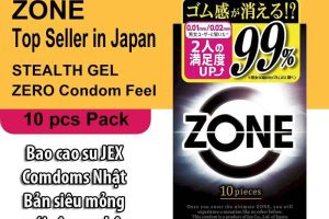 Bao cao su JEX Comdoms Nhật Bản siêu mỏng với công nghệ Gel Thạch