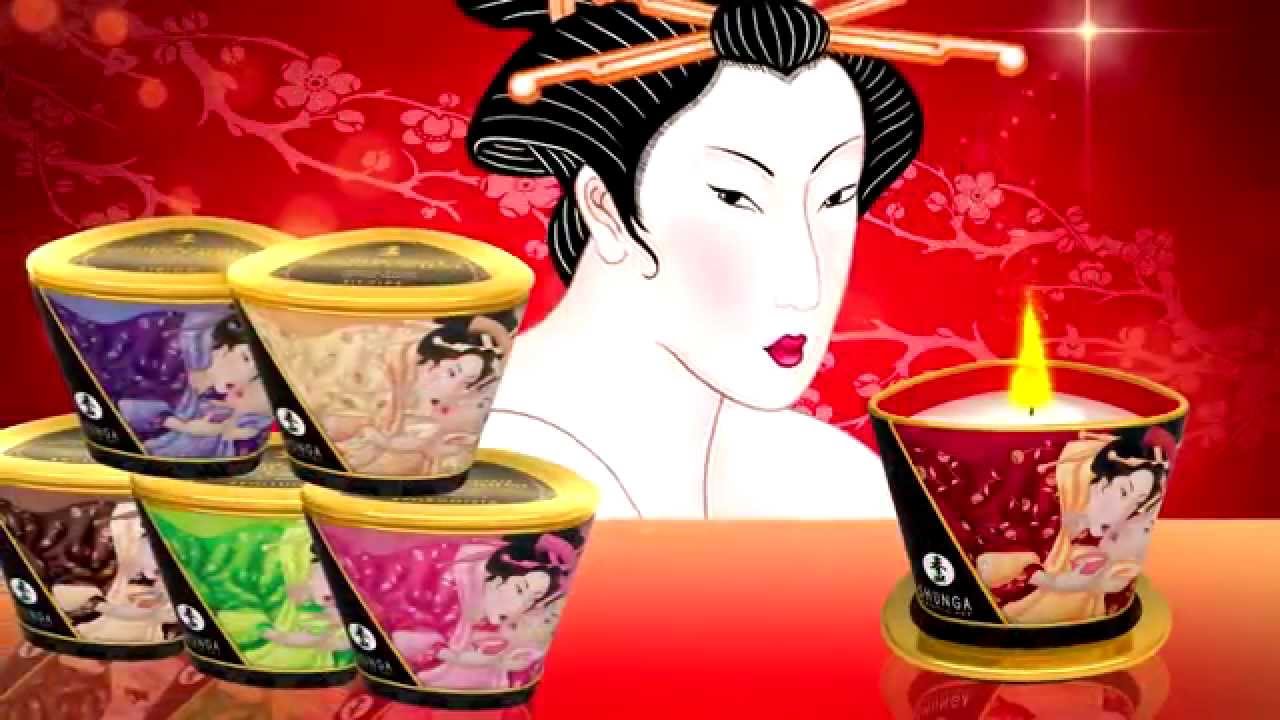 Nến massage Shunga