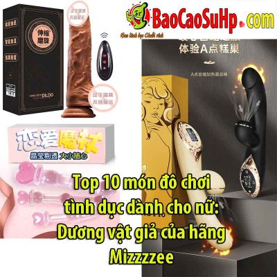 Top 10 món đô chơi tình dục dành cho nữ: Dương vật giả của hãng Mizzzzee