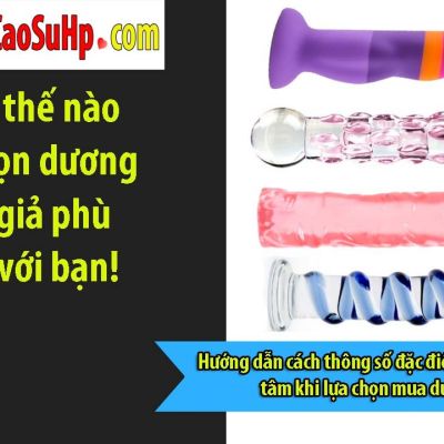 Làm thế nào để chọn dương vật giả phù hợp với bạn!