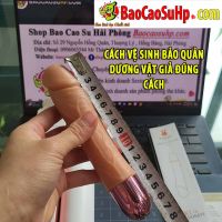 Cách vệ sinh bảo quản dương vật giả đúng cách