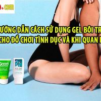 Hướng dẫn cách sử dụng gel bôi trơn cho đồ chơi tình dục và khi quan hệ