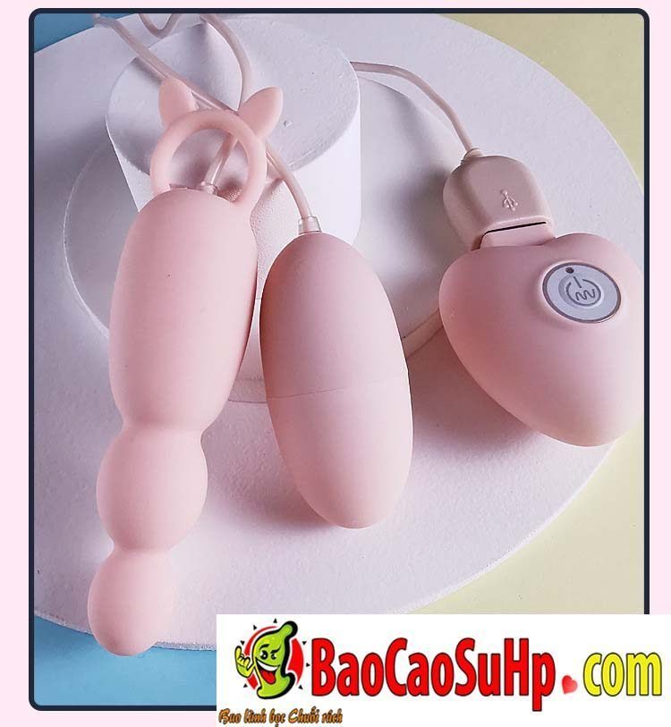 Trứng rung ROSELEX Helga 2 quả sạc usb có điều khiển giá rẻ