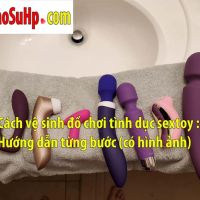 Cách vệ sinh đồ chơi tình dục sextoy : Hướng dẫn từng bước (có hình ảnh)
