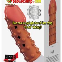 Bao cao su gai gân to có làm rộng "cô bé" không?