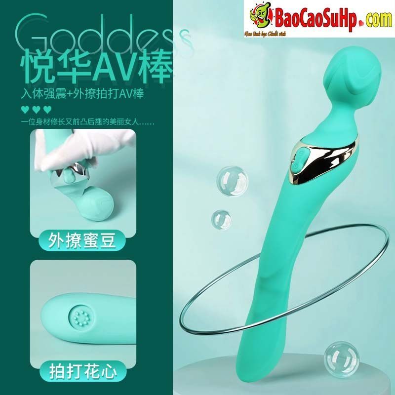 Chày rung X future 2 đầu đa năng rung và vỗ kích thích êm và mạnh mẽ.