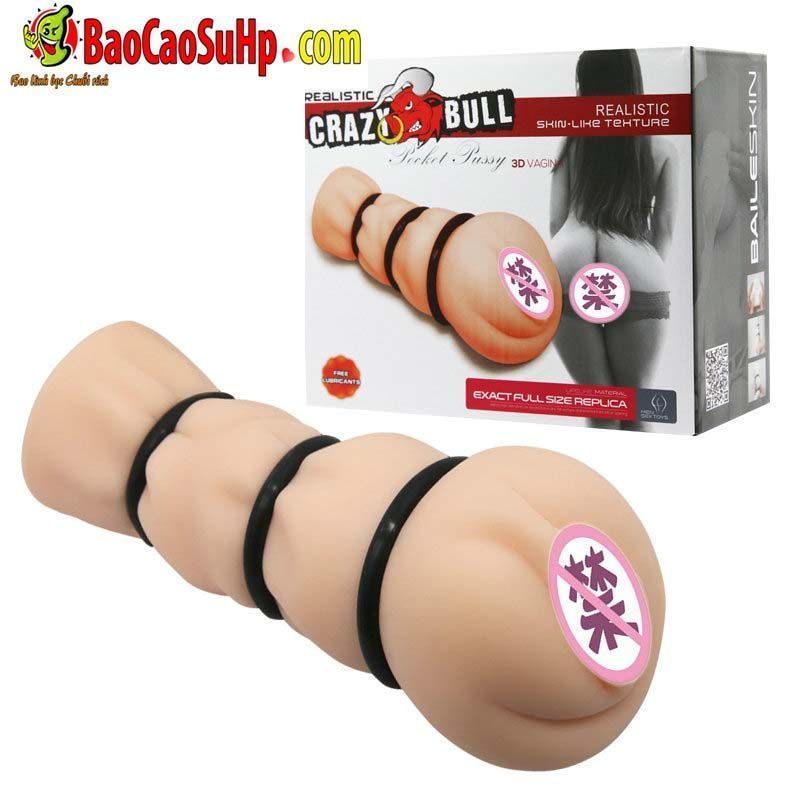 Âm đạo nguyên khối cầm tay Baile Crazy Bull Kuangniu 9154H xiết và khít