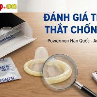 Đánh giá thiết kế thắt chống tuột của bao cao su Powermen