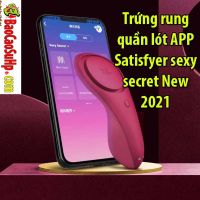 Trứng rung quần lót APP Satisfyer sexy secret New 2021