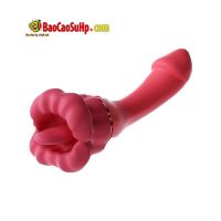 Duong vat gia va luoi rung Inferno Kiss Tongue Vibrator 2in1 3 e8d5cf3c
