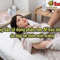 Hướng dẫn sử dụng phấn rôm để bảo dưỡng làn da búp bê luôn mịn màng