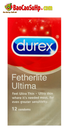 Bao Cao Su Siêu Mỏng DUREX Fetherlite Ultima Hải Phòng hộp to