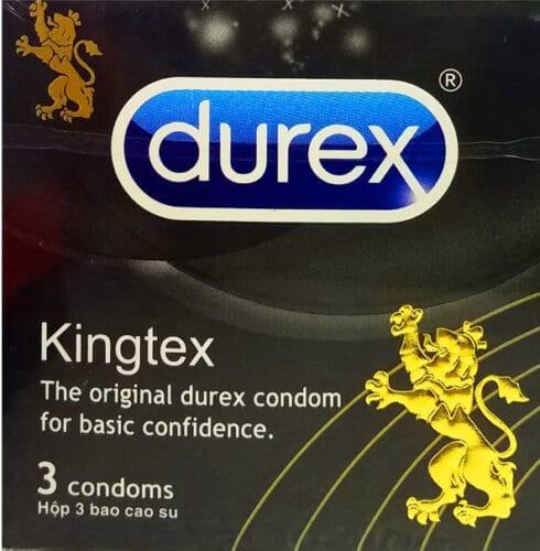 BAO CAO SU DUREX KINGTEX hộp bé 3 cái