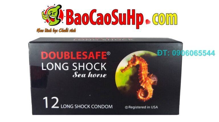 Bao cao su cá ngựa double long shock yêu lâu hơn