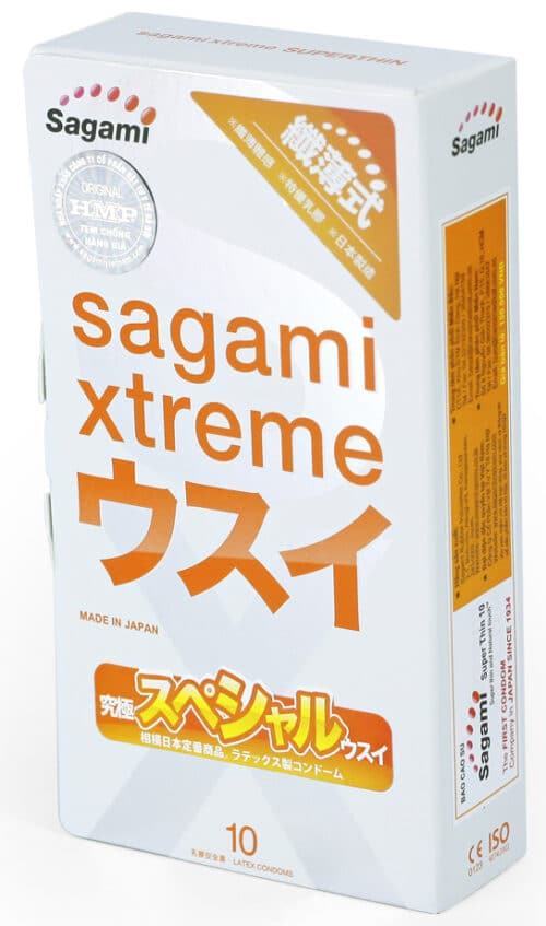 Bao cao su Sagami Xtreme Super Thin - siêu mỏng hộp 2 cái