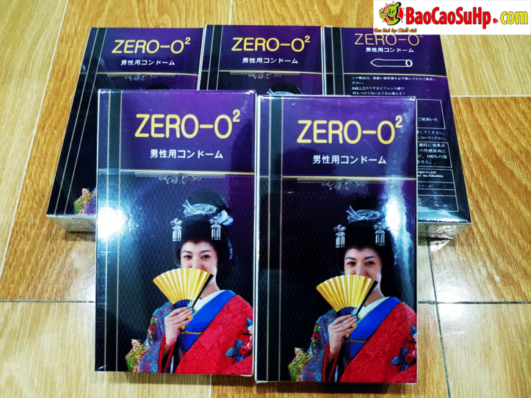 Bao cao su Zero-O2 siêu mỏng giúp quan hệ cực sướng.
