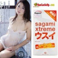 Bao cao su Sagami Xtreme Super Thin - Siêu mỏng hộp 10 cái