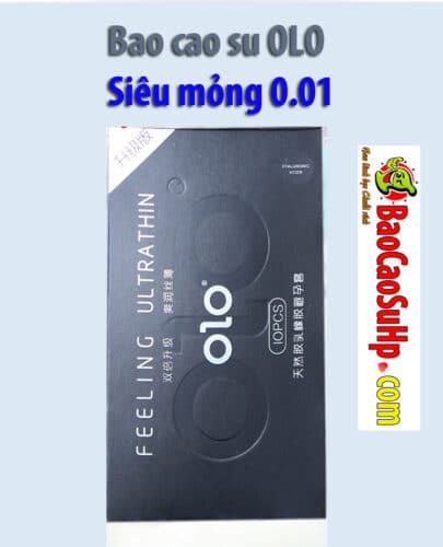 Bao cao su cao cấp mỏng 0.01 Olo siêu phẩm