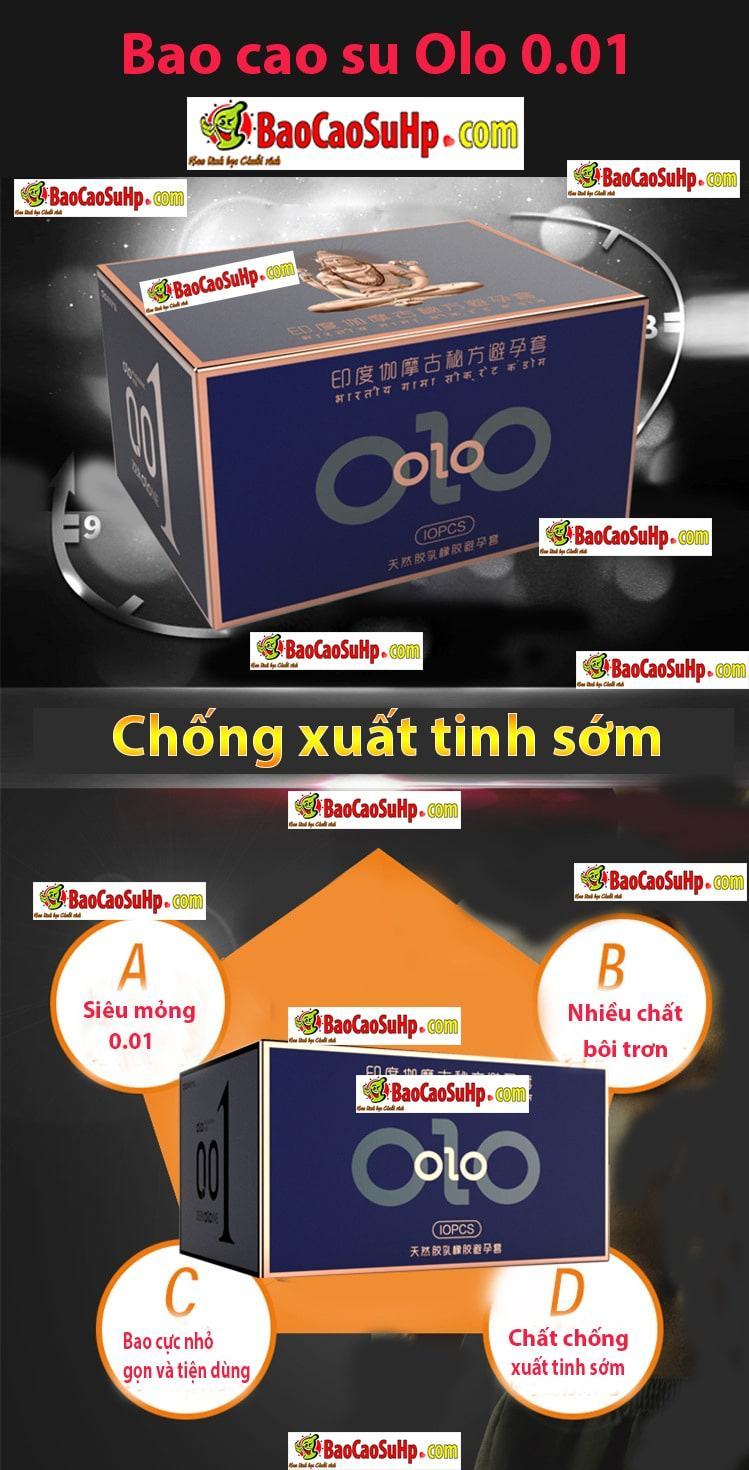 Combo Bao cao su OLO 0.01mm: Tuyệt Đỉnh Công Nghệ Anh Quốc – Sự Kết Hợp Hoàn Hảo Giữa "Lâu" Và "Mượt"