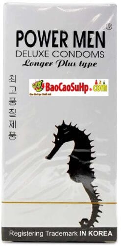 Bao cao su kéo dài quan hệ PowerMen Longer Plus - bao cao su hải phòng