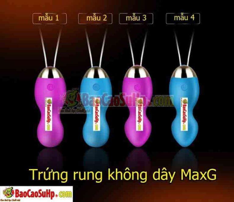 Sextoy trứng rung cao cấp không dây MaxG