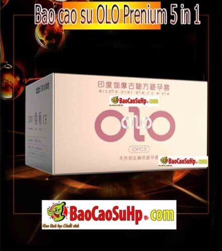 Bao cao su cao cấp OLO 0,01 Prenium 5in1 - bao cao su hải phòng