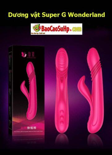 Sextoy dương vật super G Wonderland rung , thụt, phát nhiệt