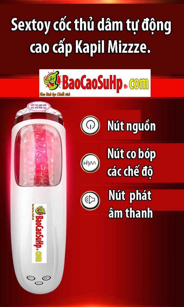 Sextoy cốc thủ dâm tự động cao cấp Kapil Mizzze.