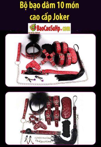 Bộ sextoy bạo dâm 10 món cao cấp Joker