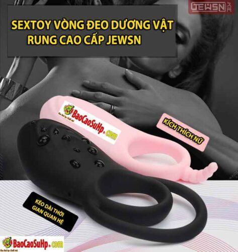 Sextoy Vòng đeo dương vật rung cao cấp JEWSN