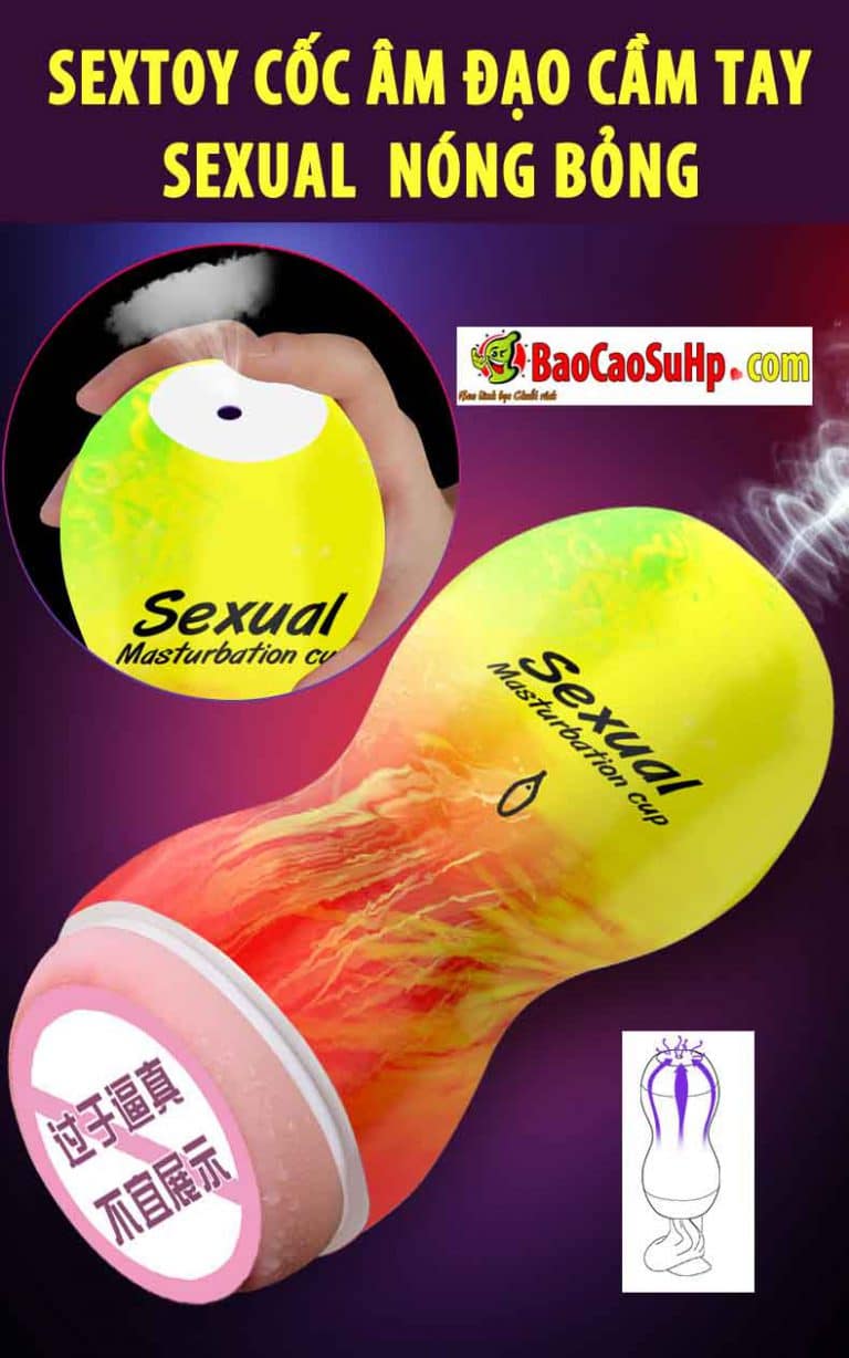Sextoy cốc âm đạo cầm tay Sexual nóng bỏng