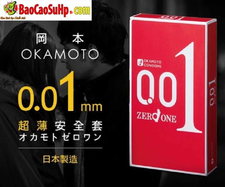 Bao cao su siêu mỏng Okamoto Zero 0,01mm