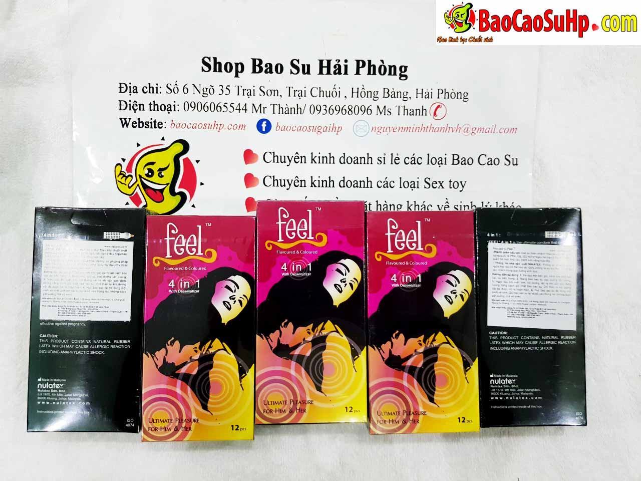 20190117102226 5011329 bao cao su feel 4in1 - Bao cao su Feel 4 in 1 (Đê mê đến từng phút giây)