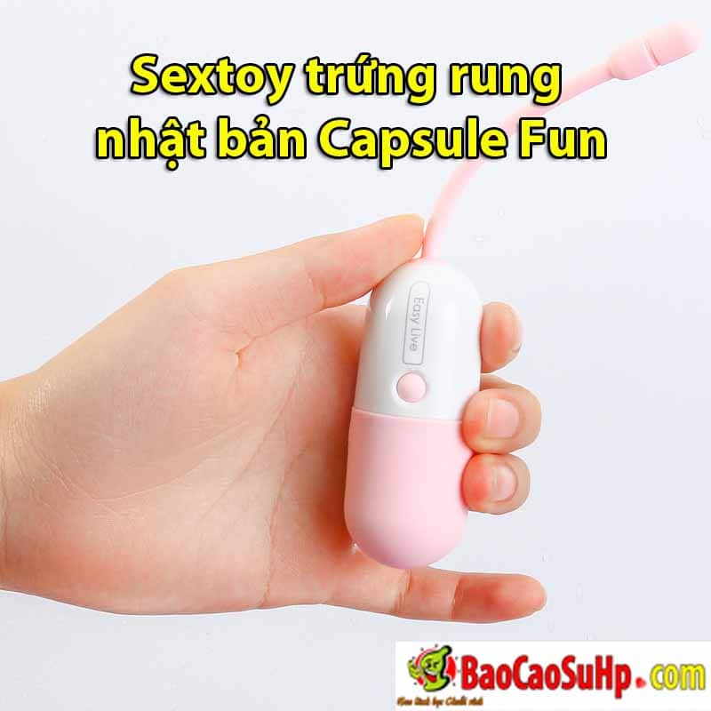 20190405102324 2553399 sextoy trung rung tinh yeu nhat ban capsule fun 1 - Sextoy trứng rung nhật bản Capsule Fun
