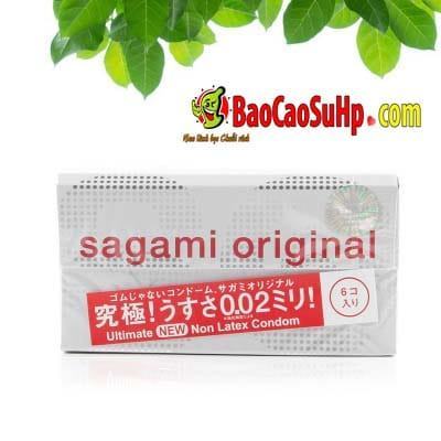 Bao cao su Top 1 Nhật Bản Sagami phiên bản đặc biệt Original 0,02mm hộp 6c