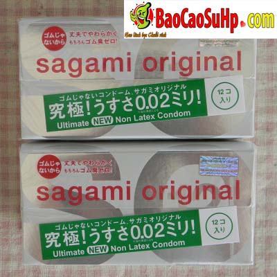 Bao cao su Top 1 Nhật Bản Sagami phiên bản đặc biệt Original 0,02mm hộp 6c