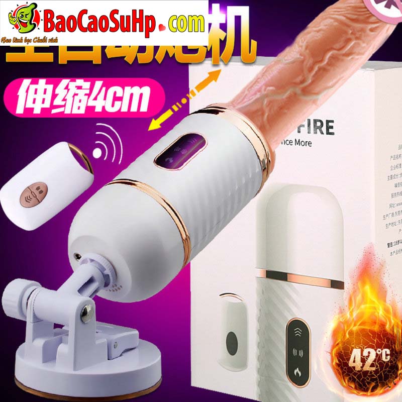 Sextoy dương vật súng máy tự động phát nhiệt Thibe