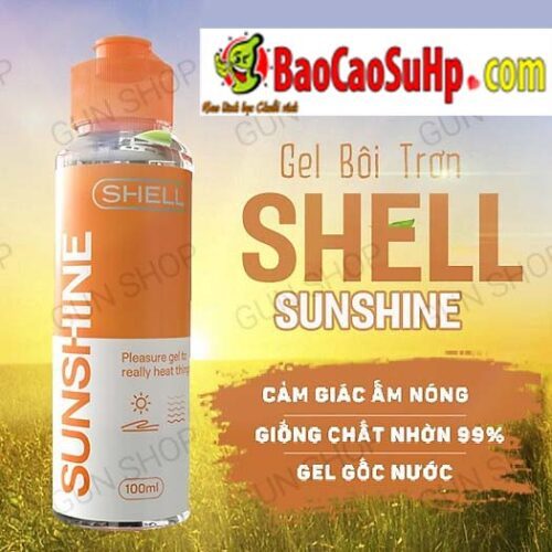 gel boi tron shell shunshine am ap 4 - Gel Shell Warming Shunshine nóng ấm nồng nàn 100ml new 2022