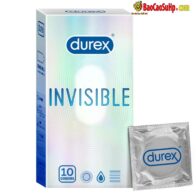Bao cao su Durex Invisible 100% Hải Phòng trải nghiệm mỏng hơn.