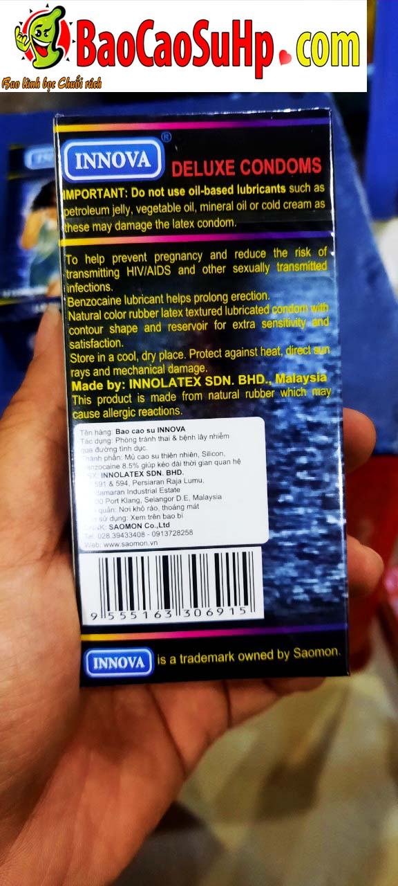 bao cao su innova den hai phong 3 - BAO CAO SU INNOVA ĐEN - Một đêm khó quên