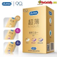 Bao cao su Durex Prenium Fetherlite 18c Mix 3 loại siêu mỏng!!!