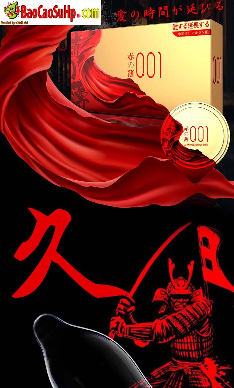 bao cao su olo Samurai Silver 6 - Bao cao su OLO 0.01mm Samurai phiên bản xuất nhật Silver sword!!!