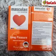 Bao cao su cao cấp Masculan Long Pleasure kéo dài thời gian quan hệ