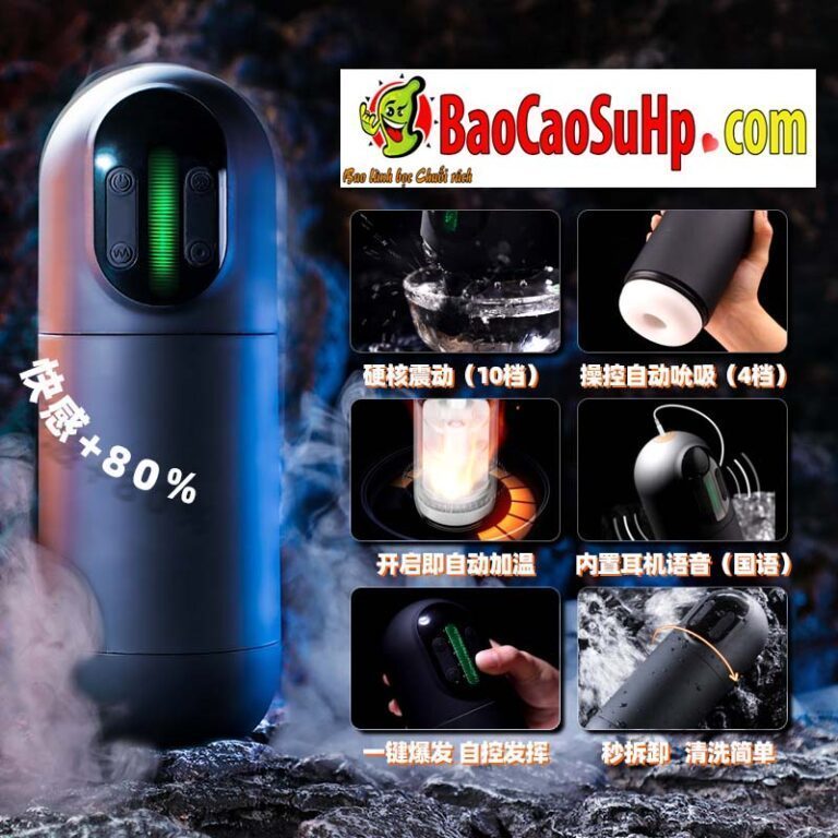 Cốc thủ dâm Nhật Bản Zz038 co bóp hút rung đa điểm Duchen Japhael