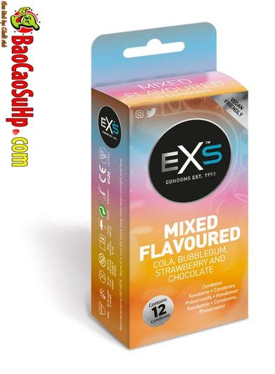Bao cao su EXS Mixed Flavours - Bao cao su EXS đến từ Anh quốc nâng tầm và tái thiết cuộc sống tình dục của bạn.